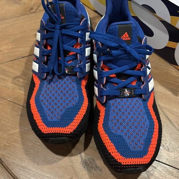 Ex. Condition! ADIDAS ULTRABOOST 2.0 Asterisk ROYAL SOLAR RED #EF2901 Size 10 - Picture 2 of 10